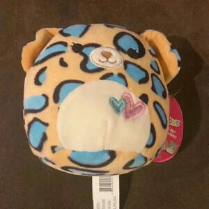 Squishmallow Liv the Leopard Valentine's Day 5 inch NWT